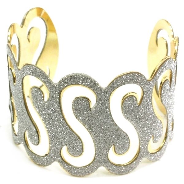 Bracelete Wave Bright Dourado