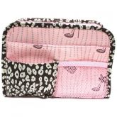Necessaire Estampas Cor Rosa