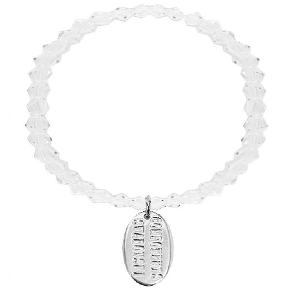 Pulseira Cristal Swarovski Transparente Original