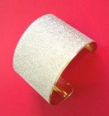 Bracelete Dourado c/Gliter Preateado